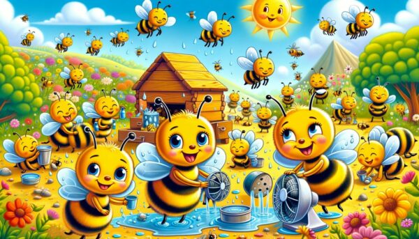 Cosa fanno le api quando d'estate fa troppo caldo - Pinvi.Net